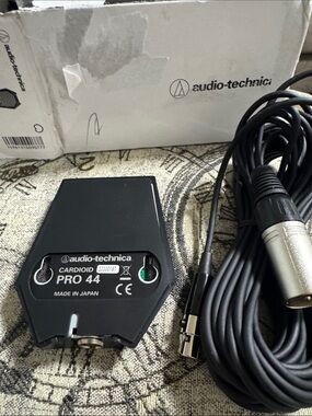 Audio-Technica PRO 44 Cardioid Boundary Microphone - Black